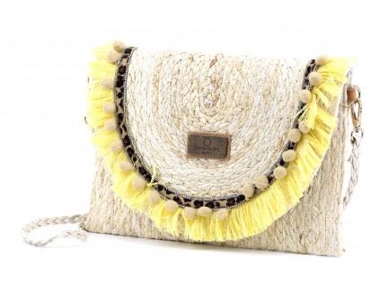 CARTERA DE MANO FLECOS LEOPARD